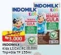 Promo Harga Indomilk Susu UHT Kids Less Sugar Cokelat, Full Cream, Less Sugar 115 ml - Alfamart