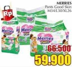 Promo Harga MERRIES Pants Good Skin M34, L30, XL26  - Giant