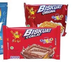 Promo Harga BISKUAT Energi Coklat, Original 140 gr - Carrefour