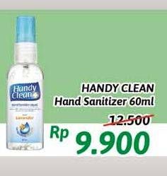 Promo Harga HANDY CLEAN Hand Sanitizer 60 ml - Alfamidi