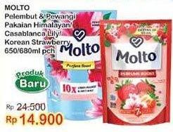 Promo Harga Molto Pewangi Casablanca Lily, Korean Strawberry, Himalayan Honeysuckle 650 ml - Indomaret