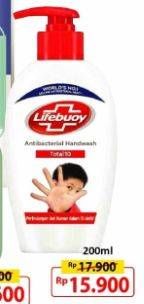 Promo Harga LIFEBUOY Hand Wash Total 10 200 ml - Alfamart