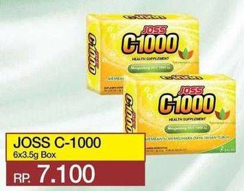 Promo Harga JOSS C1000 Health Supplement 6 sachet - Yogya