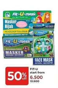 Promo Harga FIT-U-MASK Masker 5 pcs - Watsons