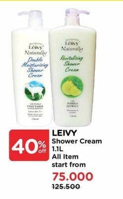 Promo Harga Leivy Shower Cream All Variants 1150 ml - Watsons