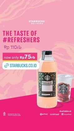 Promo Harga The Taste of Refreshers  - Starbucks