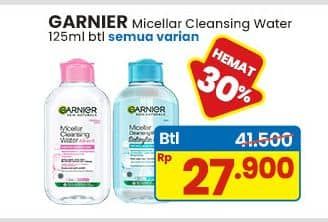 Promo Harga Garnier Micellar Water All Variants 125 ml - Indomaret