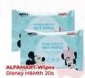 Promo Harga Alfamart Tisu Basah Disney 20 sheet - Alfamart
