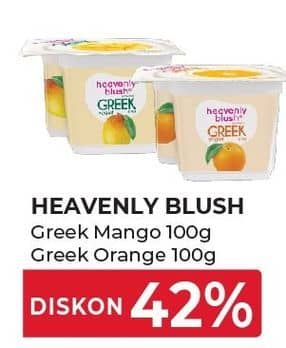 Heavenly Blush Greek Yogurt Cup 100 gr Diskon 42%