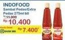 Promo Harga Indofood Sambal Pedas, Ekstra Pedas 275 ml - Indomaret