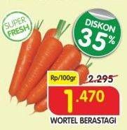 Promo Harga Wortel Berastagi per 100 gr - Superindo