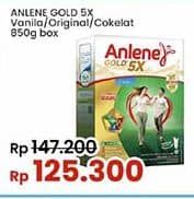 Promo Harga Anlene Gold Plus 5x Hi-Calcium Coklat, Original, Vanila 885 gr - Indomaret