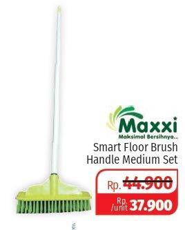 Promo Harga MAXXI Smart Floor Brush Handle Medium  - Lotte Grosir