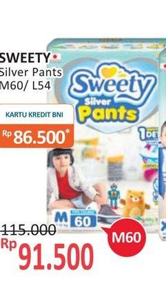 Promo Harga Sweety Silver Pants L54, M60 54 pcs - Alfamidi
