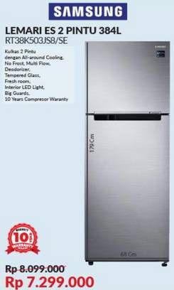 Promo Harga SAMSUNG RT38K5032S8 Refrigerator  - Courts