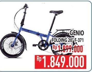 Promo Harga GENIO Folding bike  - Hypermart