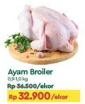 Promo Harga Ayam Broiler 900 gr - TIP TOP