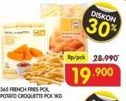 Promo Harga 365 French Fries/ Potato Croquette  - Superindo