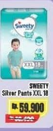 Promo Harga Sweety Silver Pants XXL18 18 pcs - Alfamart