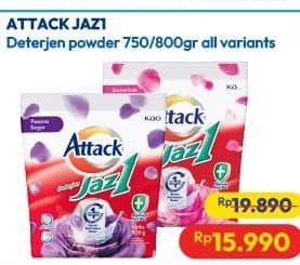 Promo Harga Attack Jaz1 Detergent Powder All Variants 750 gr - Hypermart