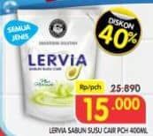 Promo Harga Lervia Sabun Cair Susu  All Variants 400 ml - Superindo