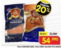 Promo Harga VILA Smoked Beef, Beef Salami  - Superindo