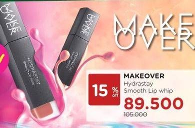 Promo Harga MAKE OVER Hydrastay Smooth Lip Whip All Variants 6 gr - Watsons