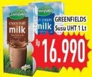 Promo Harga GREENFIELDS UHT 1000 ml - Hypermart