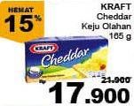 Promo Harga KRAFT Cheese Cheddar 165 gr - Giant