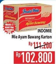 Promo Harga Indomie Mi Kuah Ayam Bawang per 40 pcs 69 gr - Hypermart