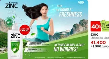 Promo Harga Zinc Shampoo 680 ml - Watsons