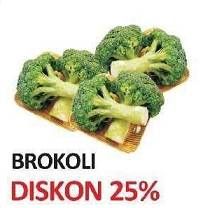 Promo Harga Brokoli per 100 gr - Yogya