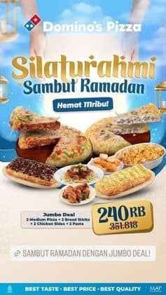 Promo Harga Sambut Ramadan  - Domino Pizza
