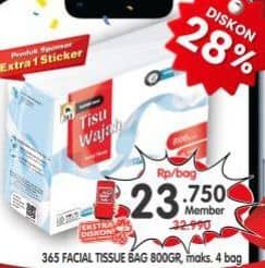 Promo Harga 365 Facial Tissue 1000 gr - Superindo