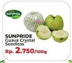 Promo Harga SUNPRIDE Guava Crystal per 100 gr - Yogya
