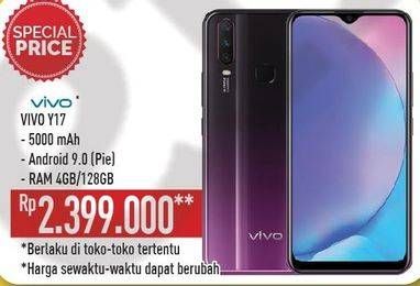 Promo Harga VIVO Y17 - Smartphone 4GB RAM 128GB ROM  - Hypermart