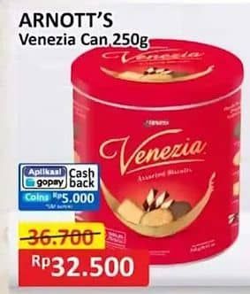 Promo Harga Venezia Assorted Biscuits 250 gr - Alfamart