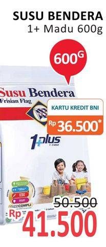 Promo Harga FRISIAN FLAG Susu Bendera 1 Plus Madu 600 gr - Alfamidi