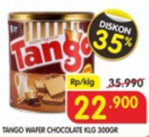 Promo Harga TANGO Wafer Chocolate 300 gr - Superindo