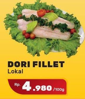 Promo Harga Fillet Dori Lokal per 100 gr - Yogya