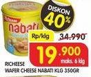 Promo Harga NABATI Wafer Cheese 350 gr - Superindo