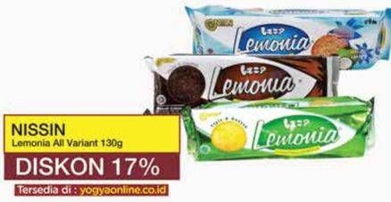 Promo Harga Nissin Cookies Lemonia All Variants 130 gr - Yogya