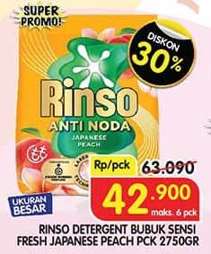 Rinso Sensi Fresh Anti Bau Apek Dan Keringat