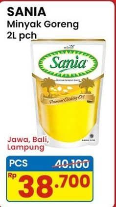 Promo Harga Sania Minyak Goreng 2000 ml - Indomaret