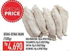 Promo Harga Otak-otak Ikan per 100 gr - Hypermart