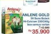 Promo Harga ANLENE Gold Plus 5x Hi-Calcium All Variants 250 gr - Indomaret