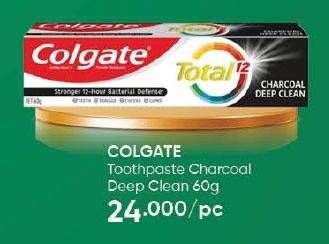 Promo Harga Colgate Toothpaste Charcoal Deep Clean  - Guardian