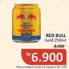 Promo Harga Red Bull Energy Drink Gold 250 ml - Alfamidi