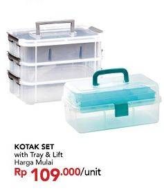 Promo Harga Storage With Tray Lift  - Carrefour