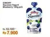 Promo Harga Cimory Squeeze Yogurt Blueberry 120 gr - Indomaret